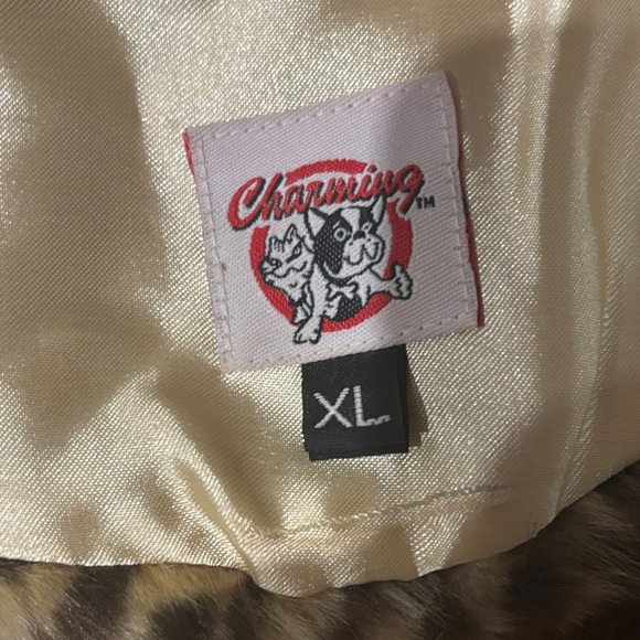 Vintage Leopard Print Faux Fur stole scarf - Picture 3 of 6